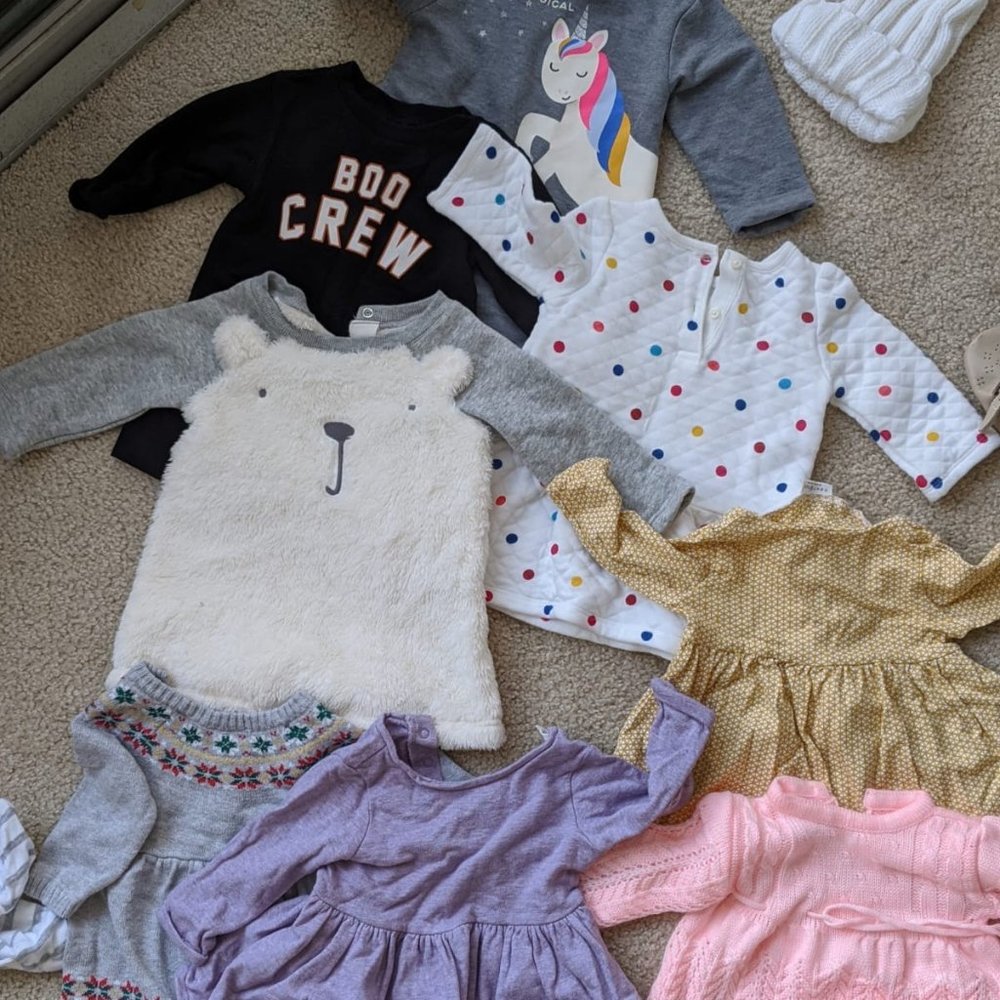 EUC baby girl bundle of dresses